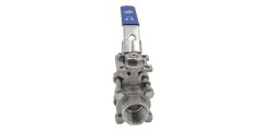 VALVULA ESFERA P/T A-316 ROSCA A-013 CIGSA 1-1/2"