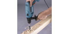 TALADRO PERCUTOR MAKITA HP1641K1X 680W 13MM + JUEGO BROCAS